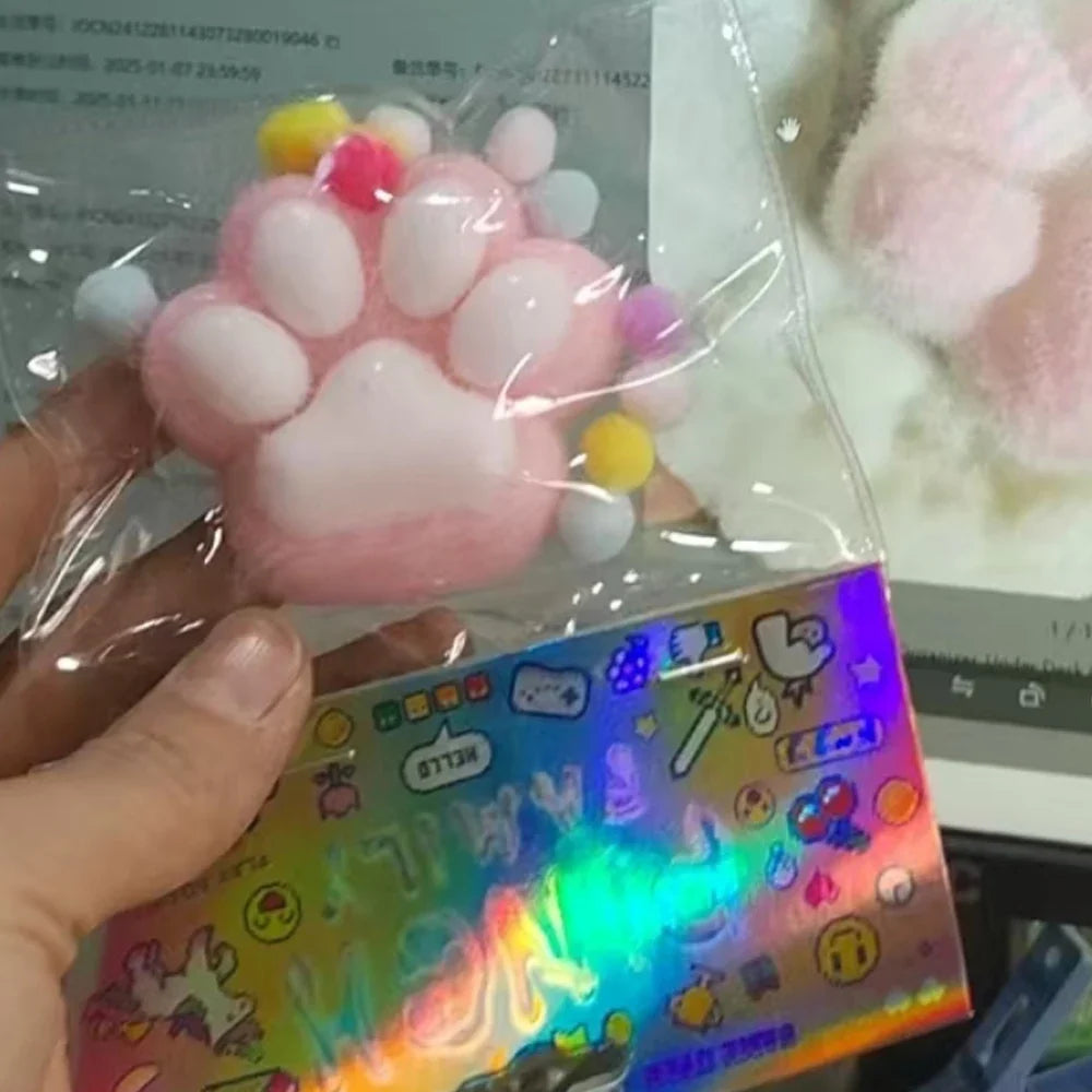 Cat Paw Mochi Squishy Fidget Toy – Soft Slow-Rise Kawaii Gift