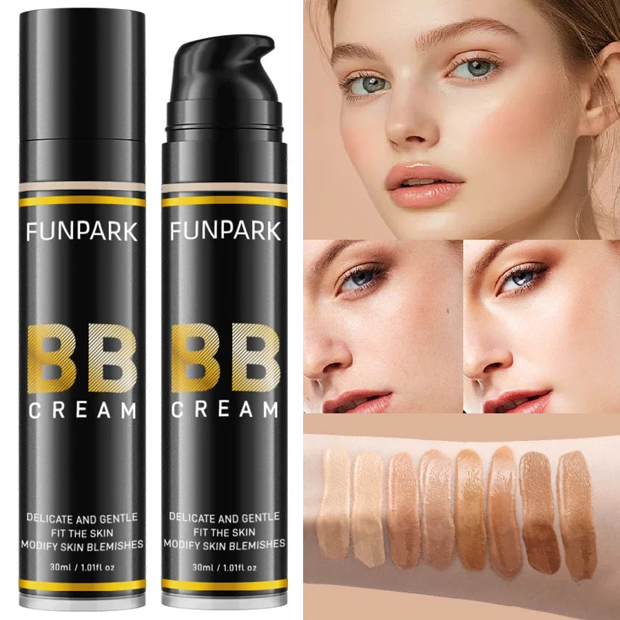 FUNPARK CC Cream Foundation – 8 Shades, Concealer & Coverage