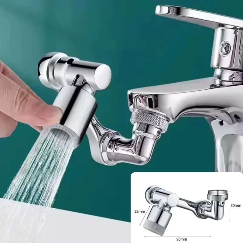 Swivel Robotic Arm Faucet Aerator Extender – Kitchen & Bathroom