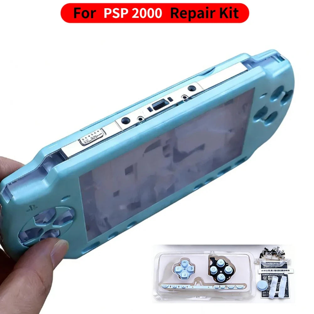 PSP 2000 Full Replacement Housing Shell Kit – Buttons & Screws