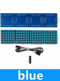 MAX7219 4-in-1 Dot Matrix Module for Arduino – 5P Cable
