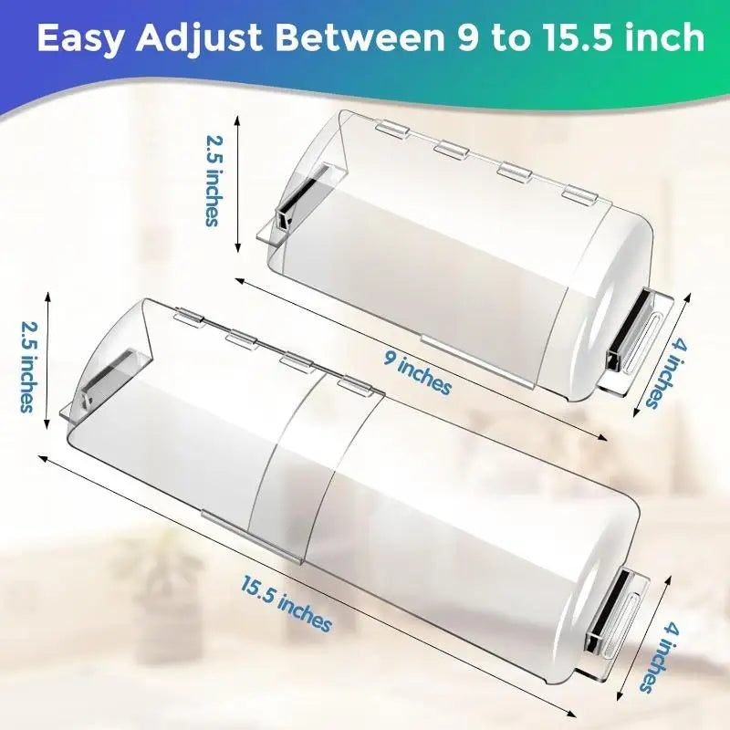 Adjustable AC Air Vent Deflector – Clear Acrylic Airflow Redirect