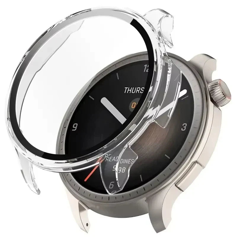 Amazfit Balance A2286 Tempered Glass Case & Screen Protector