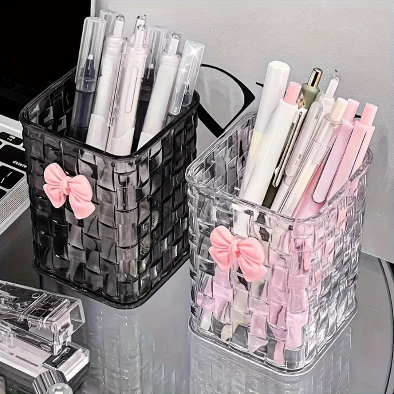 Cosmetic & Desk Organizer Set – Makeup Brush & Pen Holder