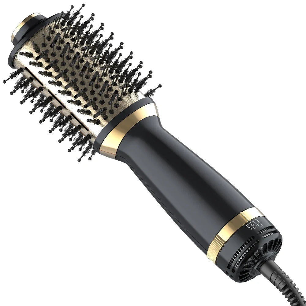 LISAPRO 4-in-1 Hot Air Brush Hair Dryer – All Hair Types