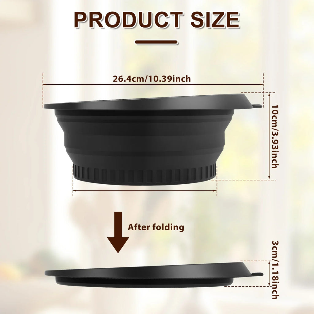 Foldable Silicone Ice Face Bath Bowl | Portable Skincare Basin