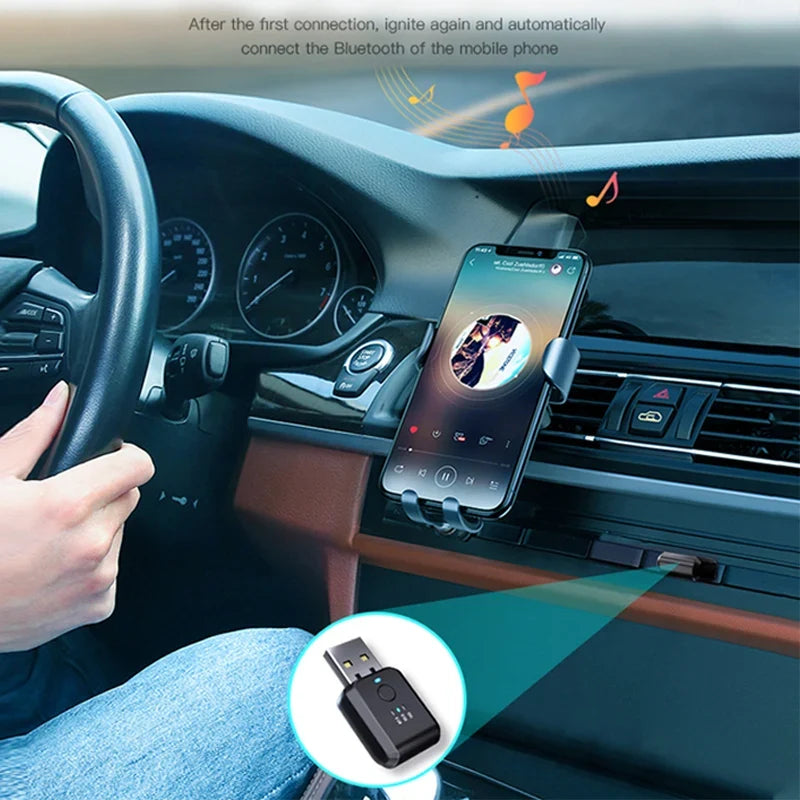 Bluetooth FM Transmitter for Car – USB Wireless Audio FM01