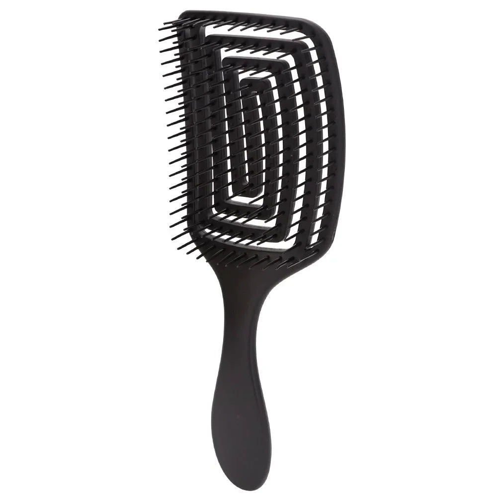 Wide Tooth Curved Comb – Detangling & Scalp Massage Styling