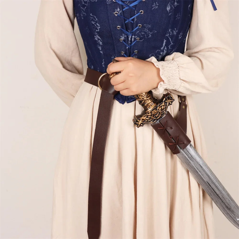 Medieval Belt Sword Sheath Knight Waist Scabbard Costume Cosplay