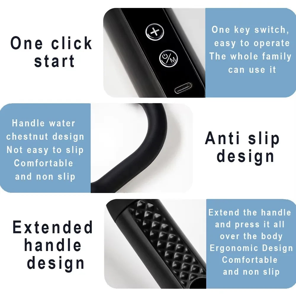 PAQIN Smart Fascia Gun – 9-Speed Handheld Muscle Massager