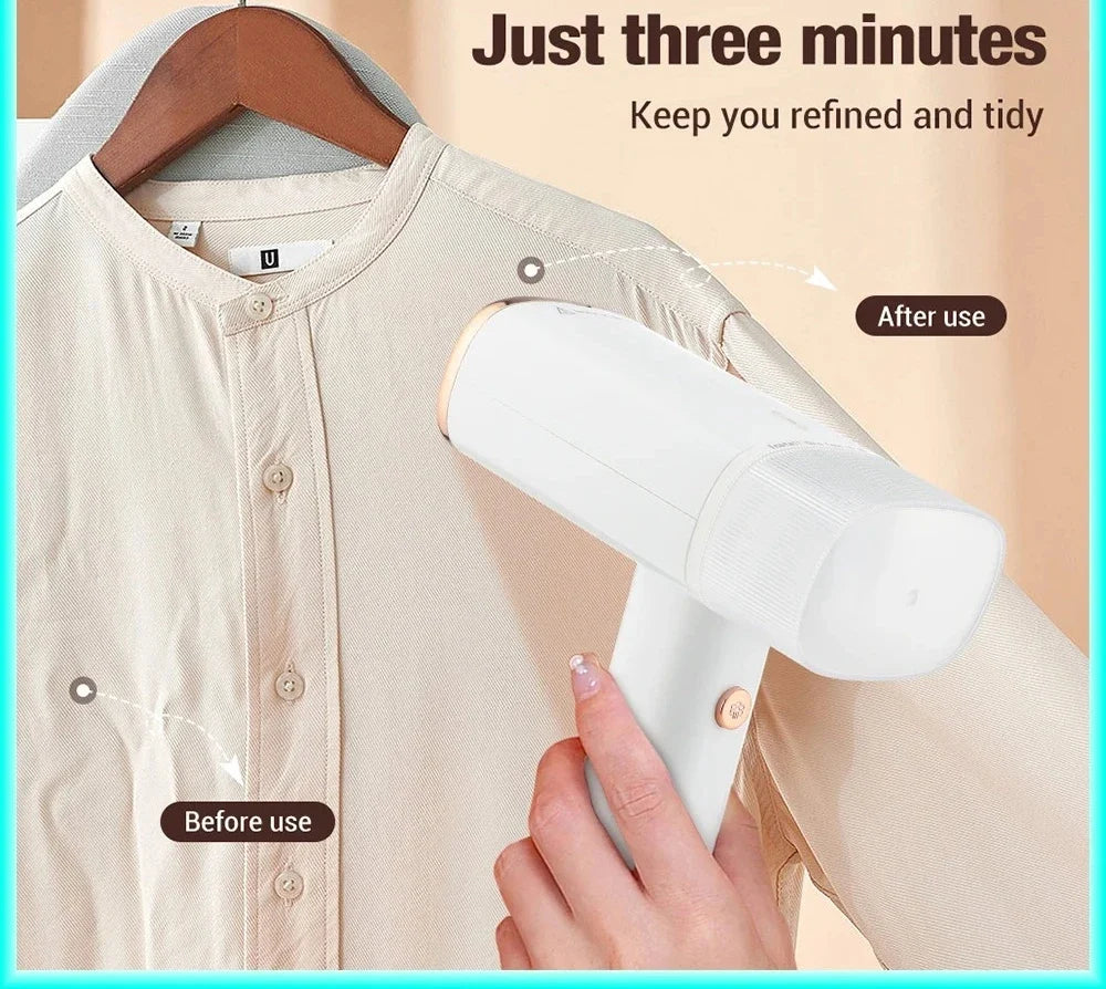 URGGU 130ml Handheld Garment Steamer 1000W | Travel & Home
