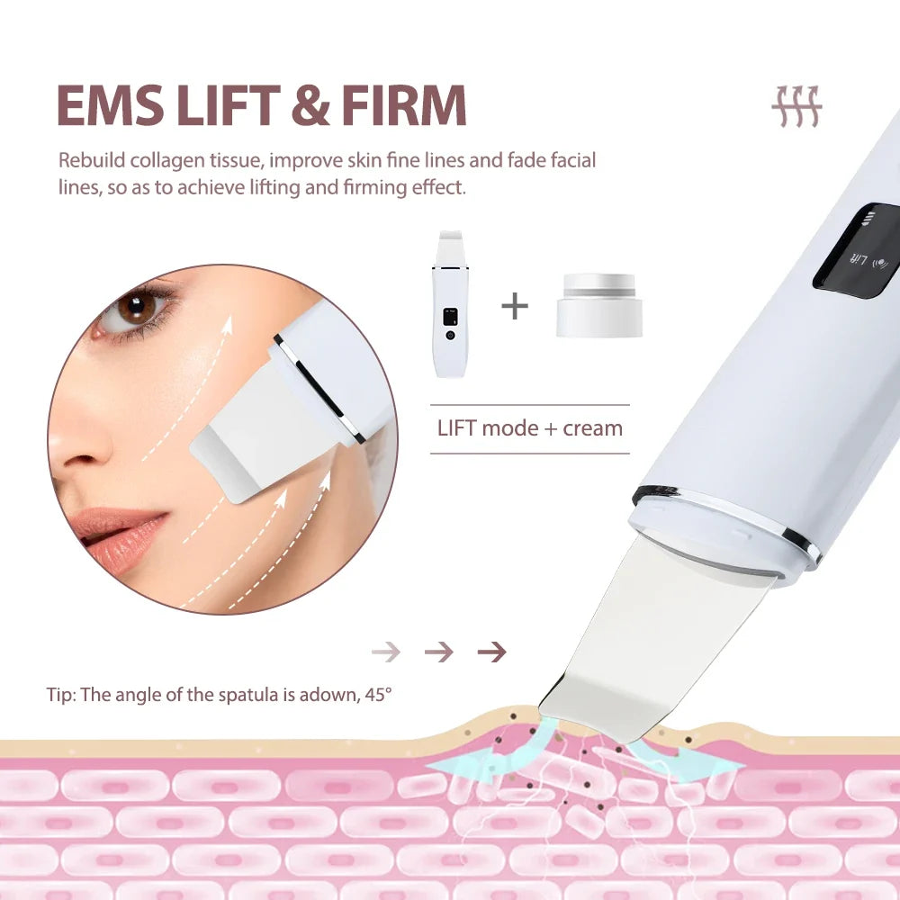 Ultrasonic Skin Scrubber – Blackhead Remover & Pore Cleaner