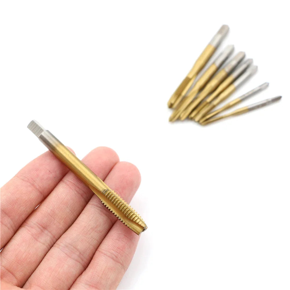 HSS Metric Thread Tap M2–M8 | Straight Flute Screw Tap Tool
