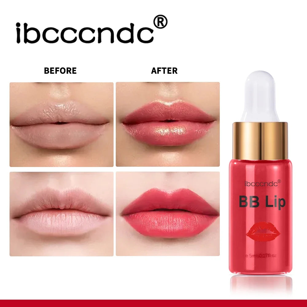 ibcccndc BB Lips Ampoule Serum Set – Tinted Lip Gloss 10pcs