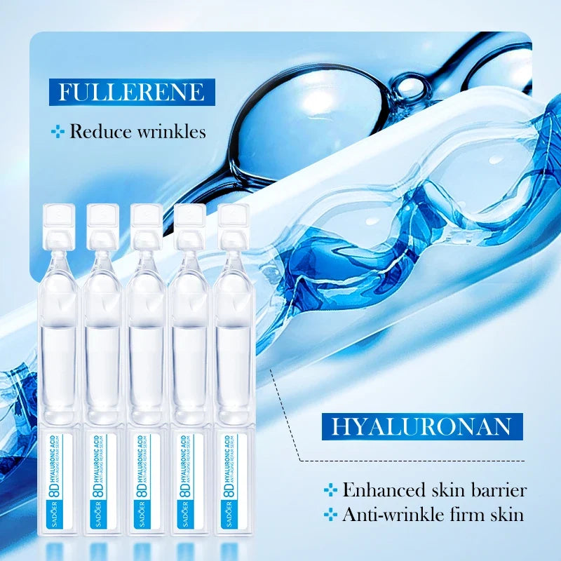 SADOER Hyaluronic Acid Anti-Aging Facial Serum | 15 Ampoules