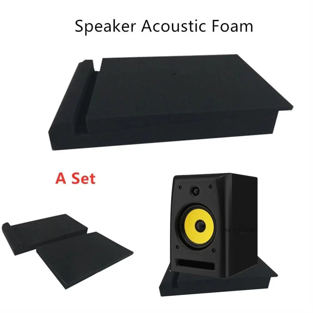 Studio Monitor Isolation Pads – Acoustic Foam Speaker Pads