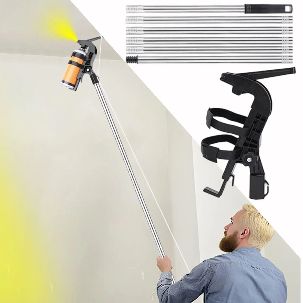 Telescopic Spray Can Extension Pole – Adjustable Painting Wand
