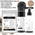 LEWEDO Keratin Hair Fiber Kit – Powder, Refill & Spray Applicator