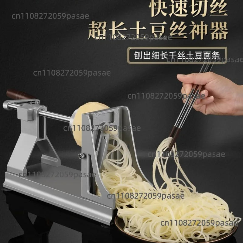 Rotating Vegetable Grater & Hand-Crank Slicer | Commercial