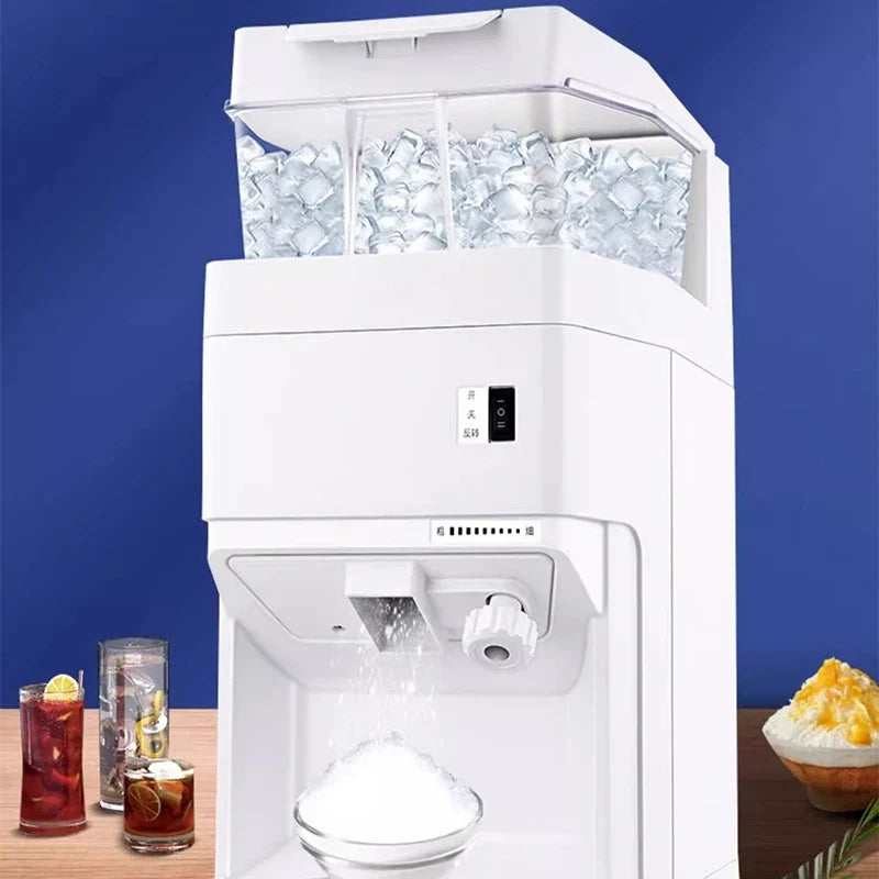 Commercial Electric Ice Crusher 400kg/h – Snow Cone Machine