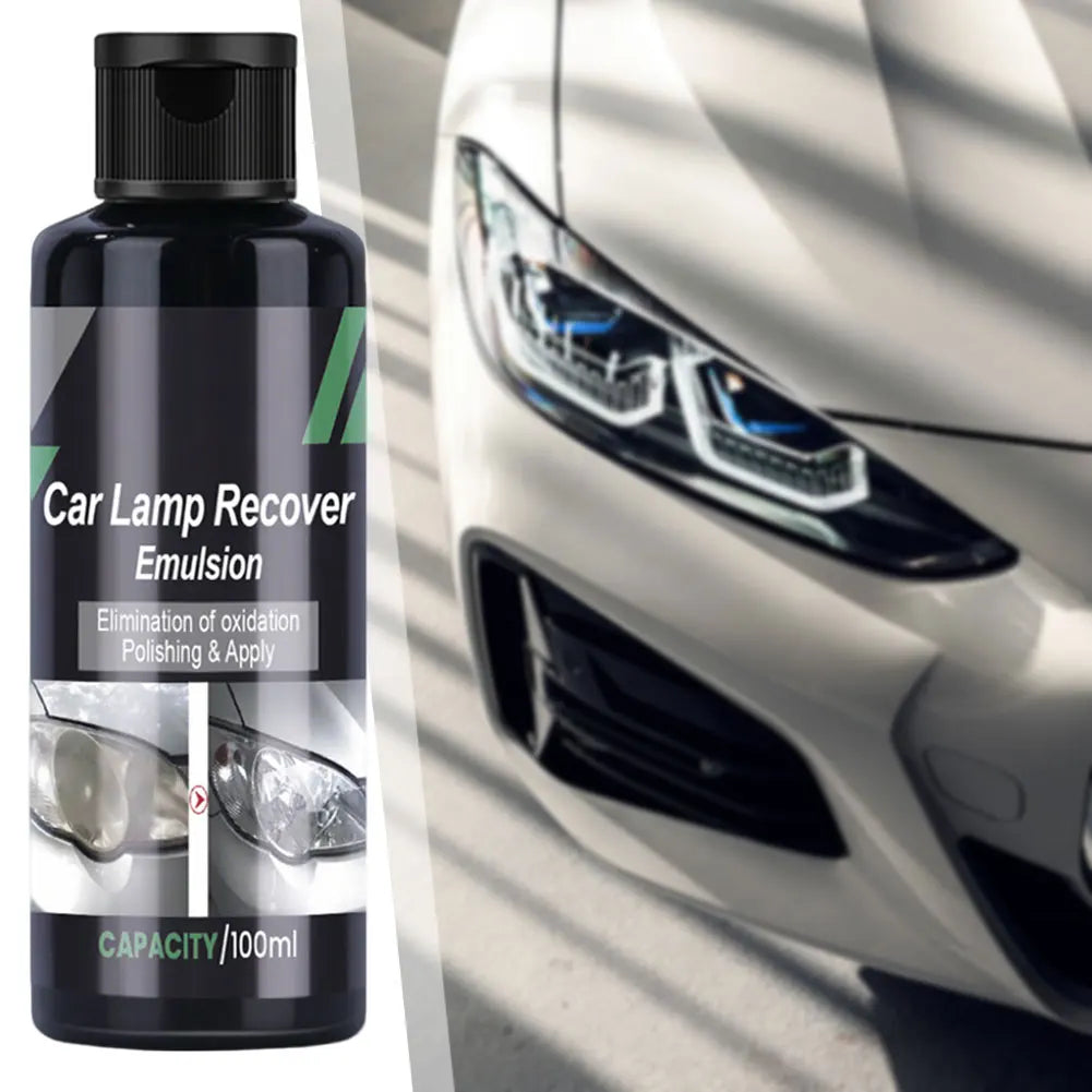 Car Headlight Lens Restorer – Oxidation & Yellowing Remover