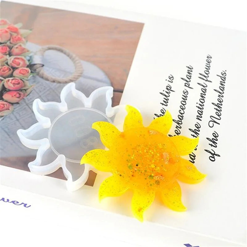 Star Sun Moon Silicone Resin Molds – DIY Jewelry & Craft Kit