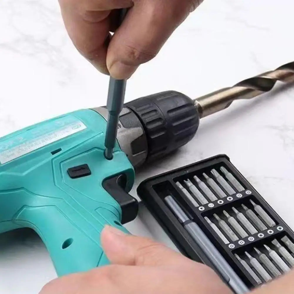 25-in-1 Precision Screwdriver Set – Torx, Hex & Flat Bits