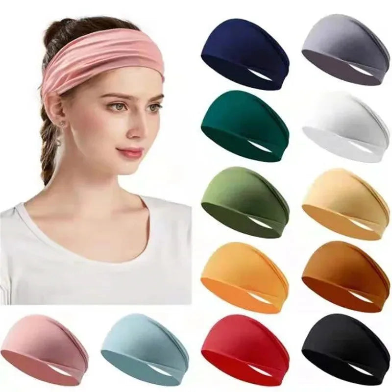 Organic Cotton Sports Headband – Sweat Band for Yoga & Running
