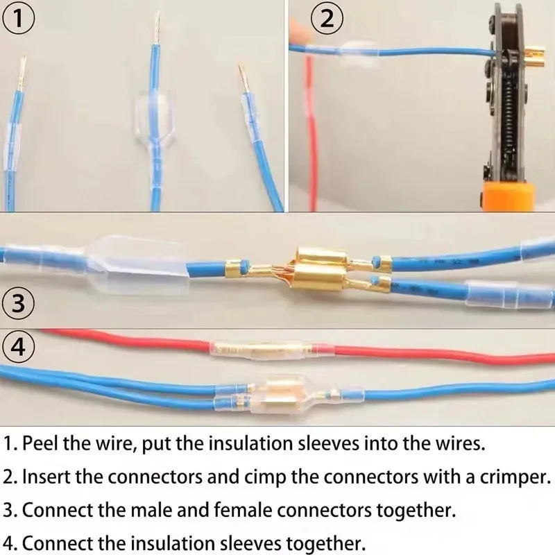 270PCS Insulated Crimp Terminals Kit – Spade Wire Connectors