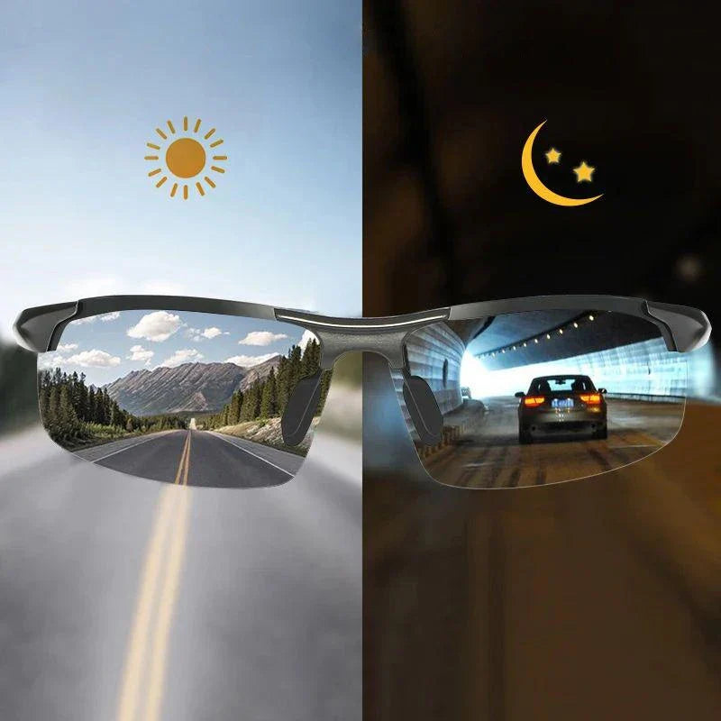 SZTZX Photochromic Polarized Sport Sunglasses UV400 Cycling