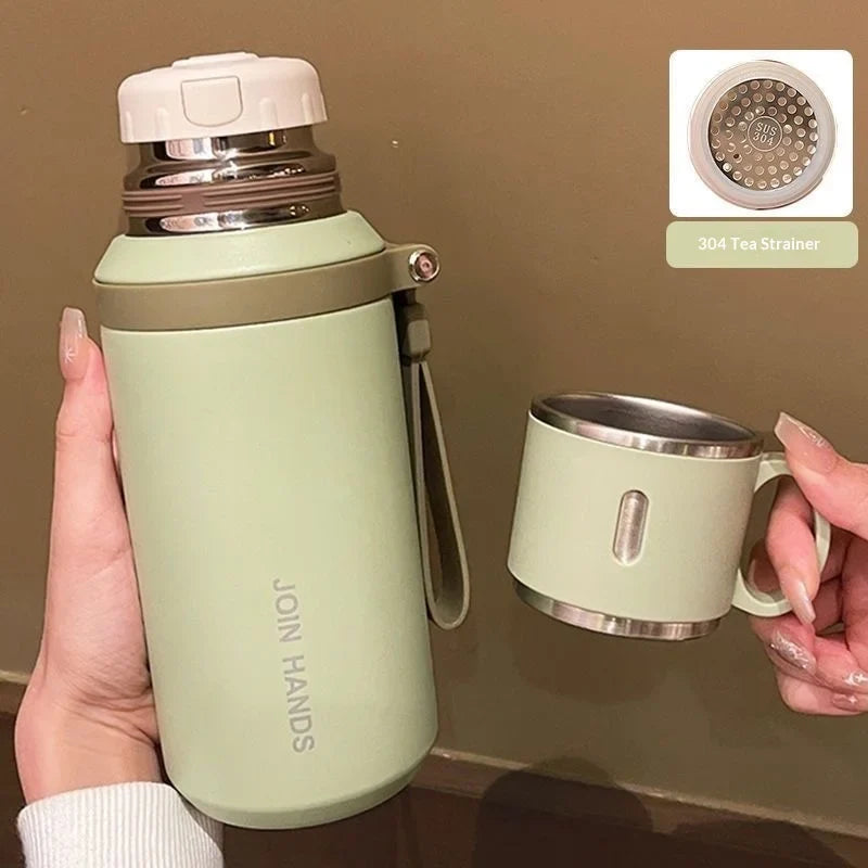 316 Stainless Steel Coffee Cup Travel Thermal Mug Leak-proof Thermos