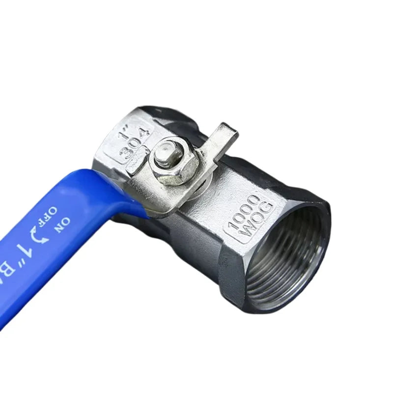 Stainless Steel BSP Ball Valve with Vinyl Handle | 1/4"–1-1/2"