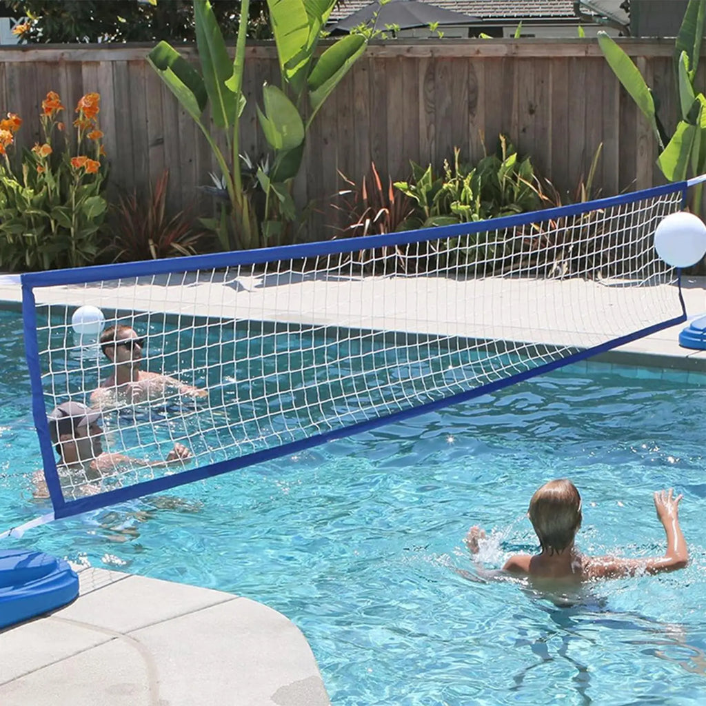 Adjustable Pool Volleyball Net – Beach, Garden & Backyard