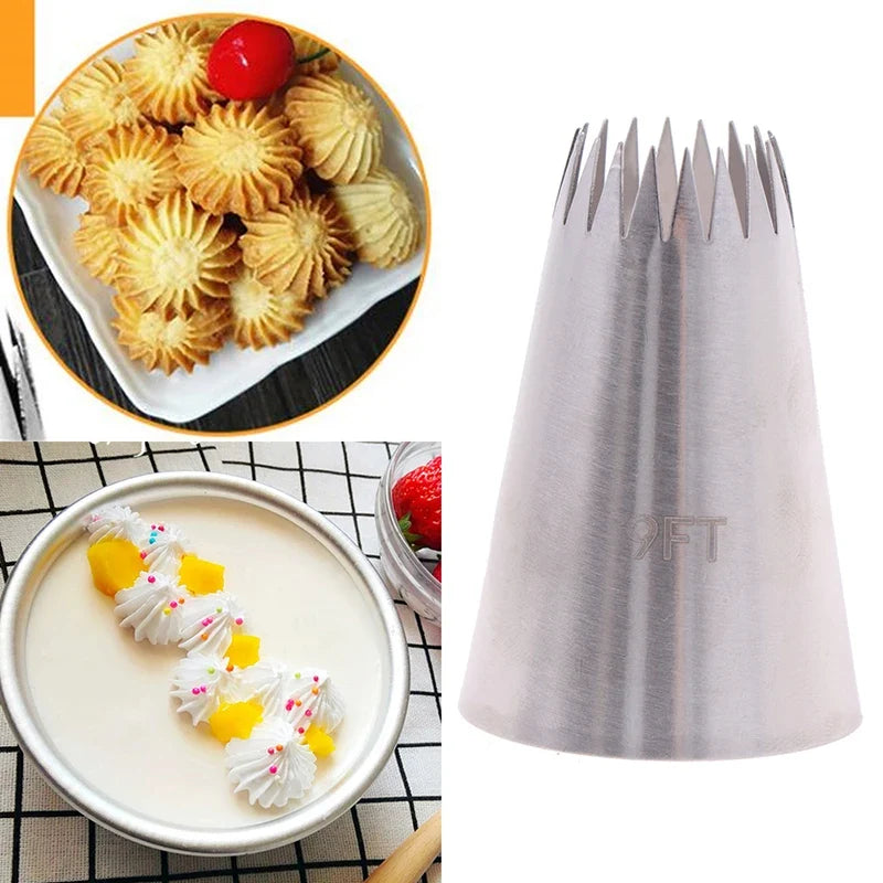 Stainless Steel Piping Nozzle – Cake & Ice Cream Icing Tip