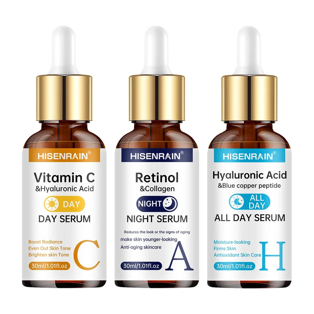 HISENRAIN Vitamin C Retinol Hyaluronic Acid Serum Duo