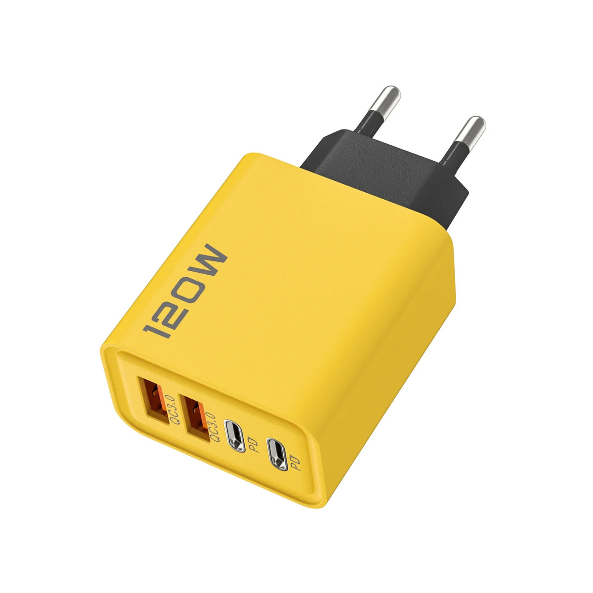 120W 4-Port USB-C Fast Charger PD 3.0 | EU US UK Wall Adapter