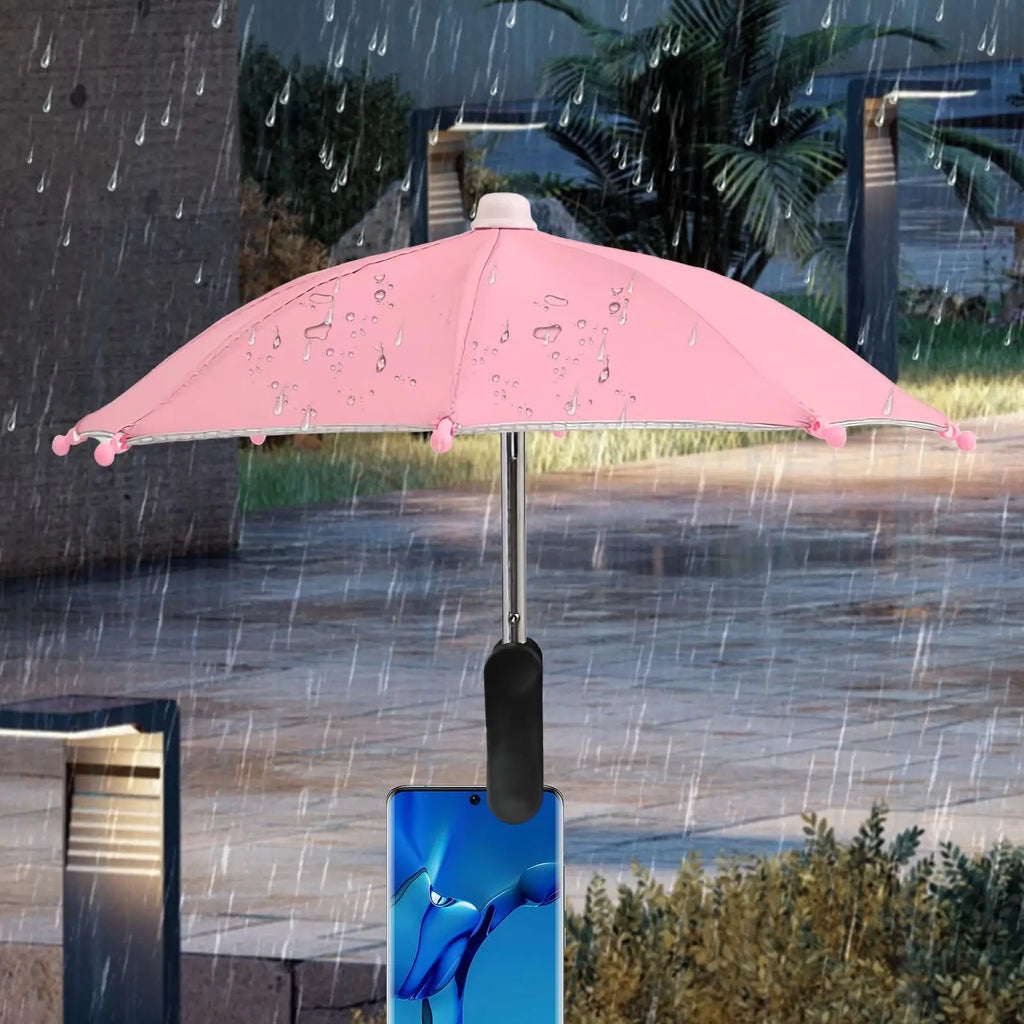 Phone Umbrella Clip – UV & Anti-Glare Screen Shade | Outdoor
