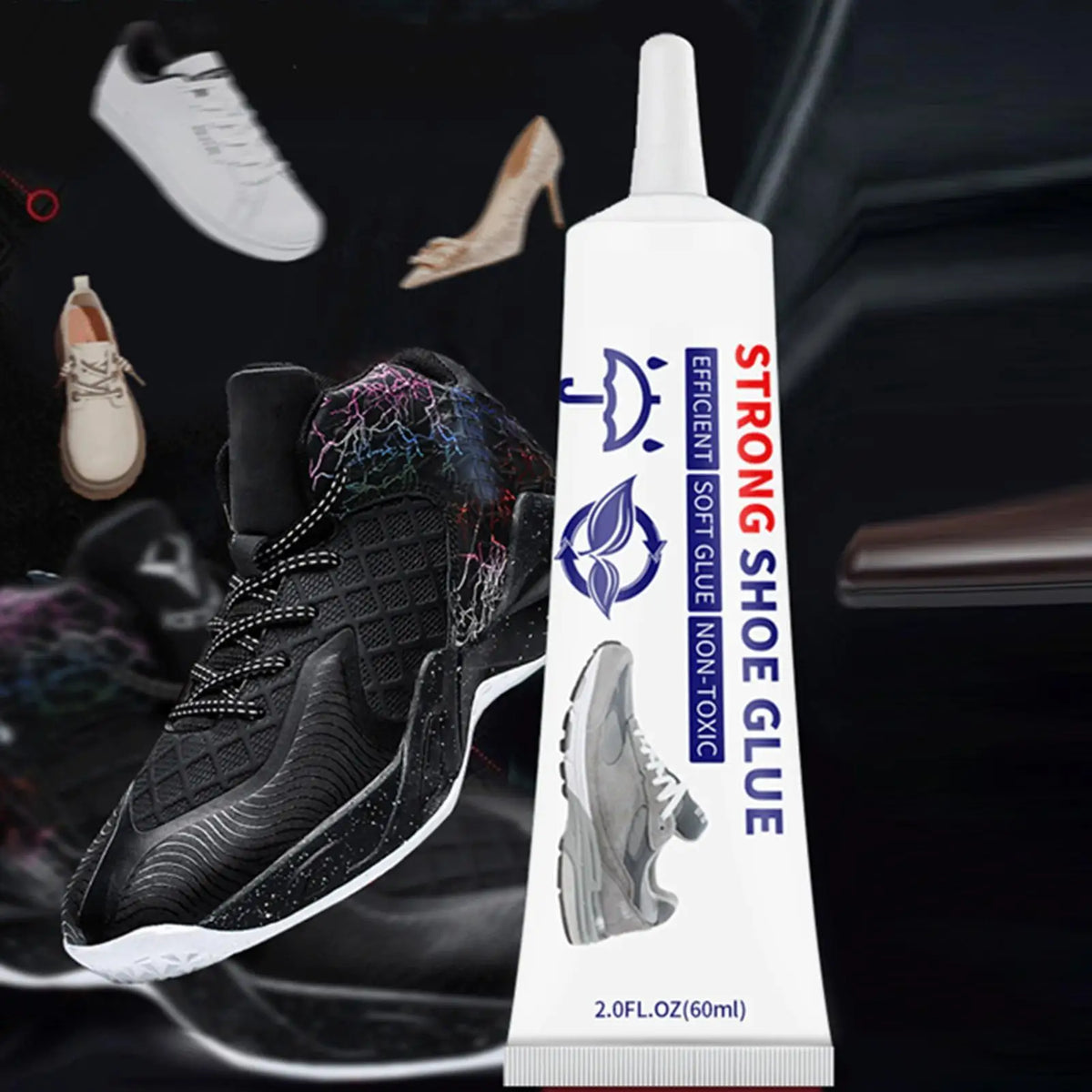 Professional Shoe Repair Glue Low Odor 60ml | All Footwear