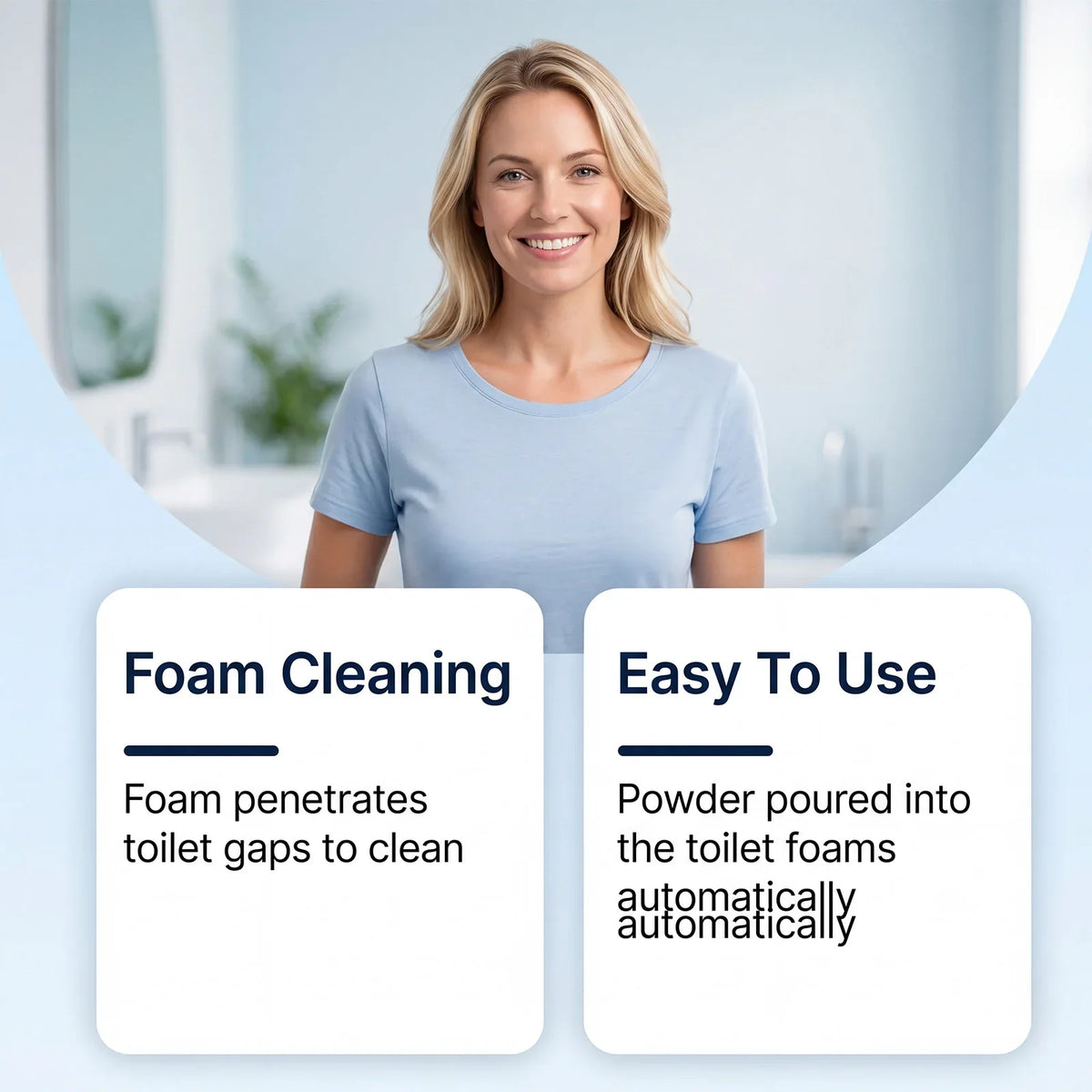 Foaming Toilet Cleaner Powder – Stain, Limescale & Odor Remover
