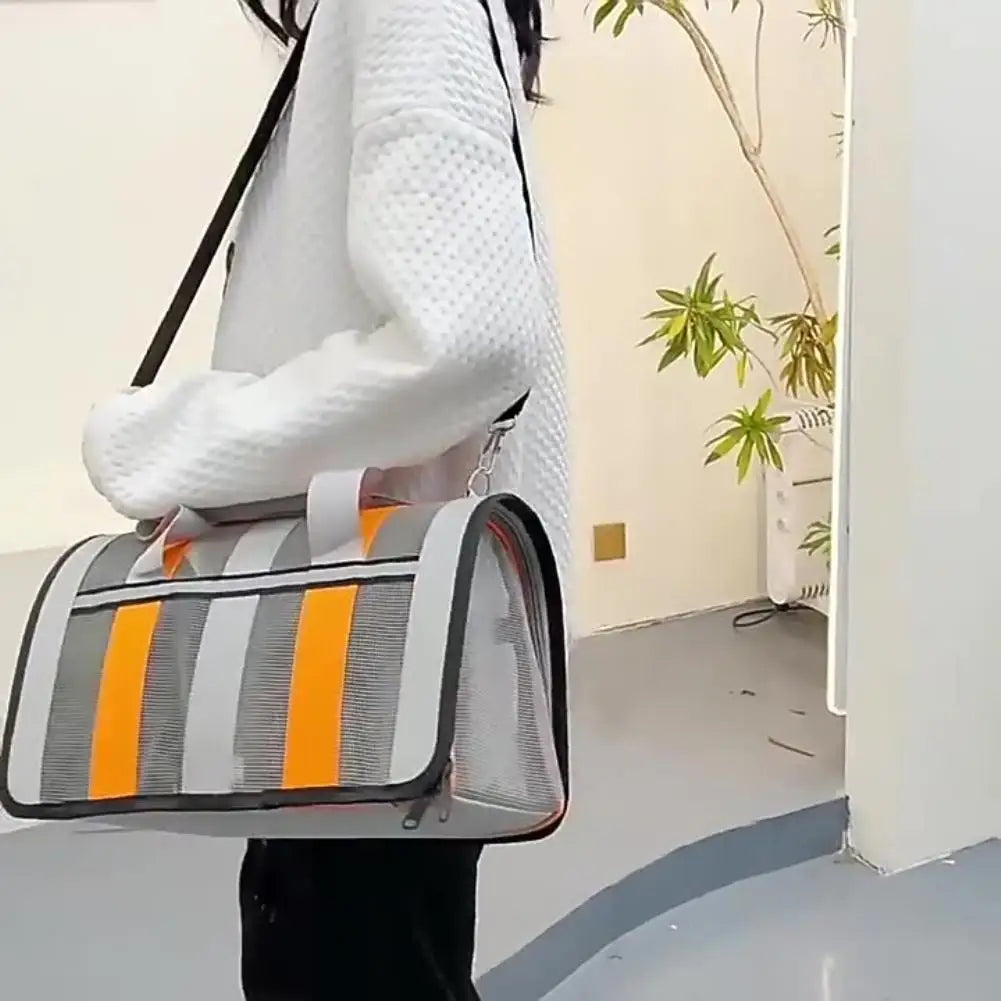 Airline Approved Pet Carrier Bag for Cats & Dogs 34x24cm