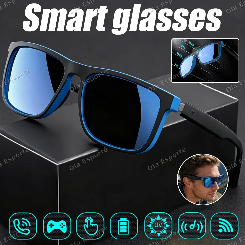 AI Smart Glasses Bluetooth 5.4 | Camera, Touch Control & Voice Assistant