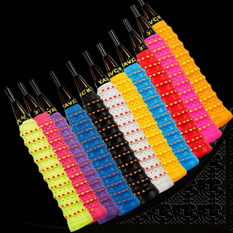 Tennis Racket Grip Tape 110cm Stretchy PU Anti-Slip Handle Wrap