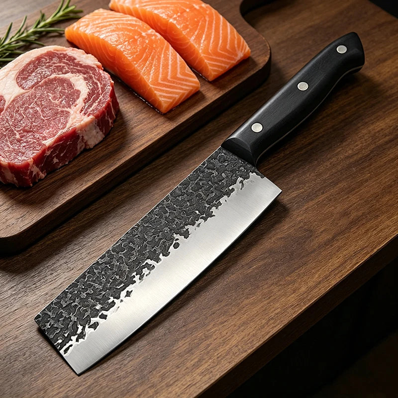 Handmade Japanese Chef Knife – Kiritsuke & Nakiri Full Tang