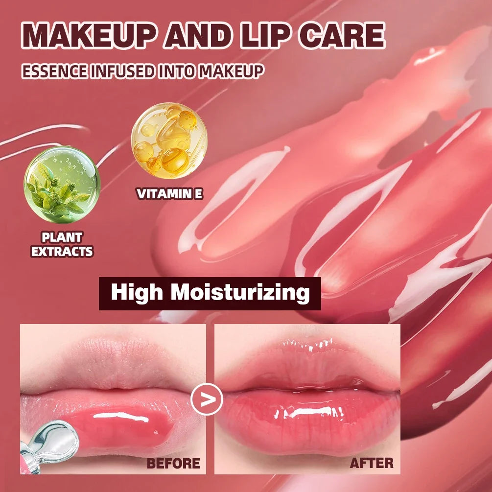 QIBEST Crystal Jelly Lip Gloss – Mirror Shine & Hydration