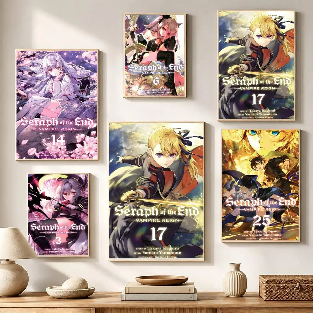 Seraph of the End Anime Poster – HD Waterproof Wall Stickers