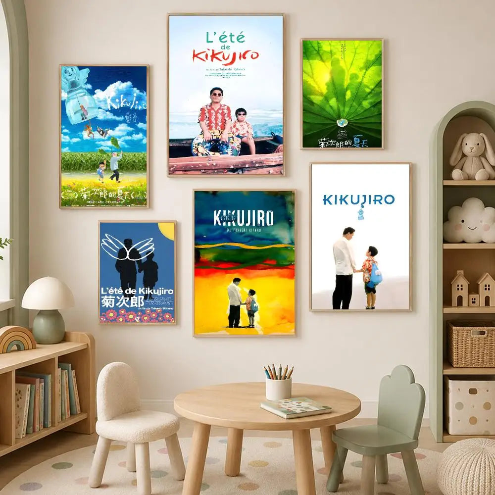 Kikujiro's Summer Movie Poster – Self-Stick HD Wall Art