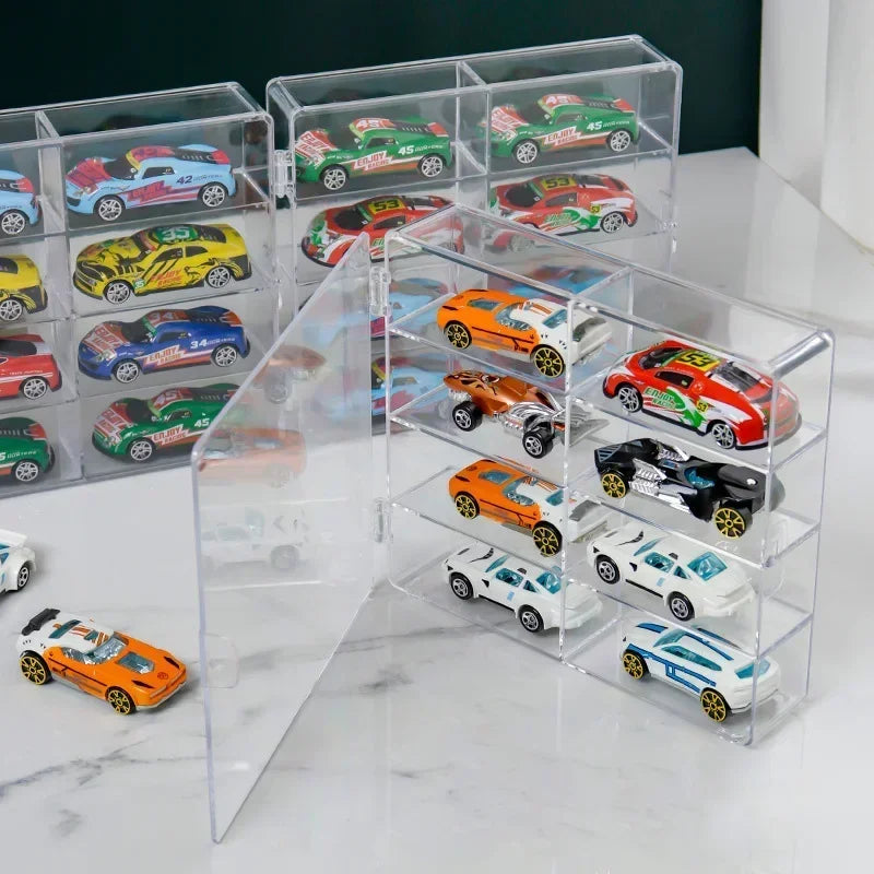 Acrylic Car Display Box 1 64 Wheels Model Toy 8 Grid Cabinet Rack