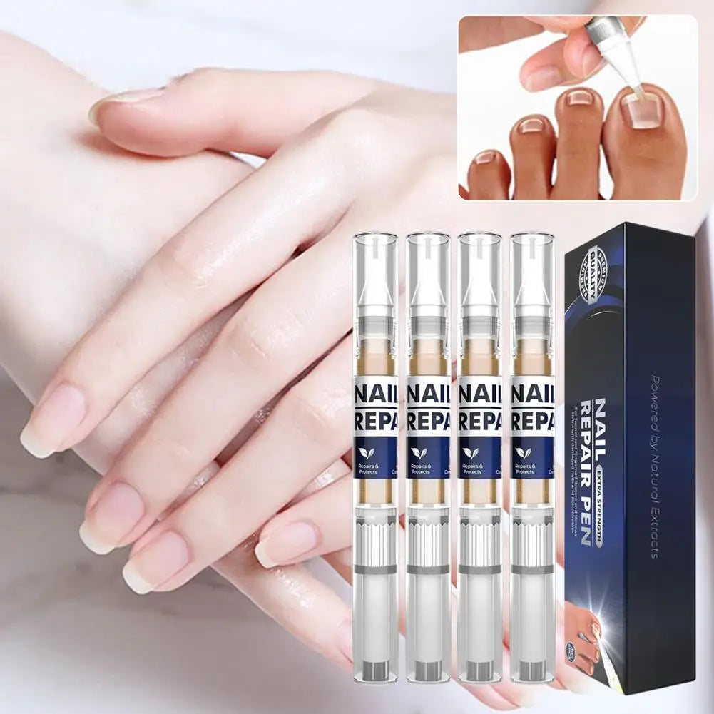 Nail Repair Essence Pen Set 4 Pcs – Undecylenic Acid Formula