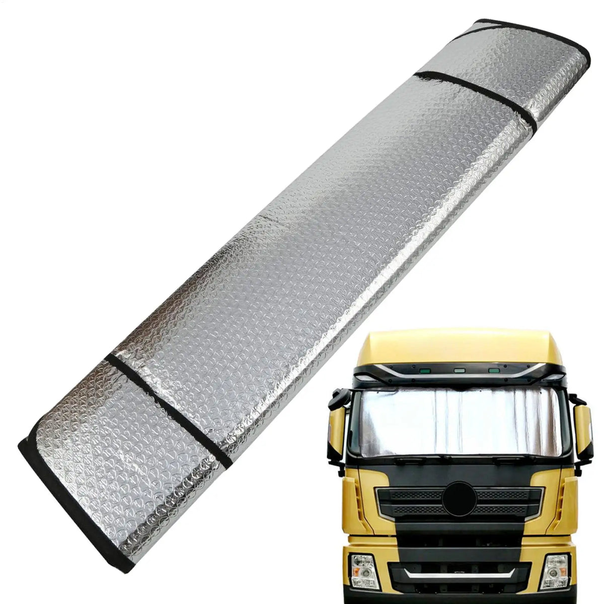 Truck Windshield Sun Shade Foldable UV Block Cover 220x80cm