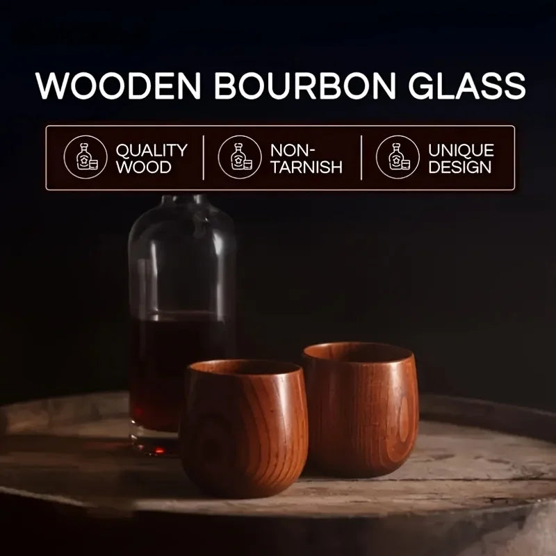 KEMORELA Handmade Jujube Wood Big Belly Cup | Tea & Coffee